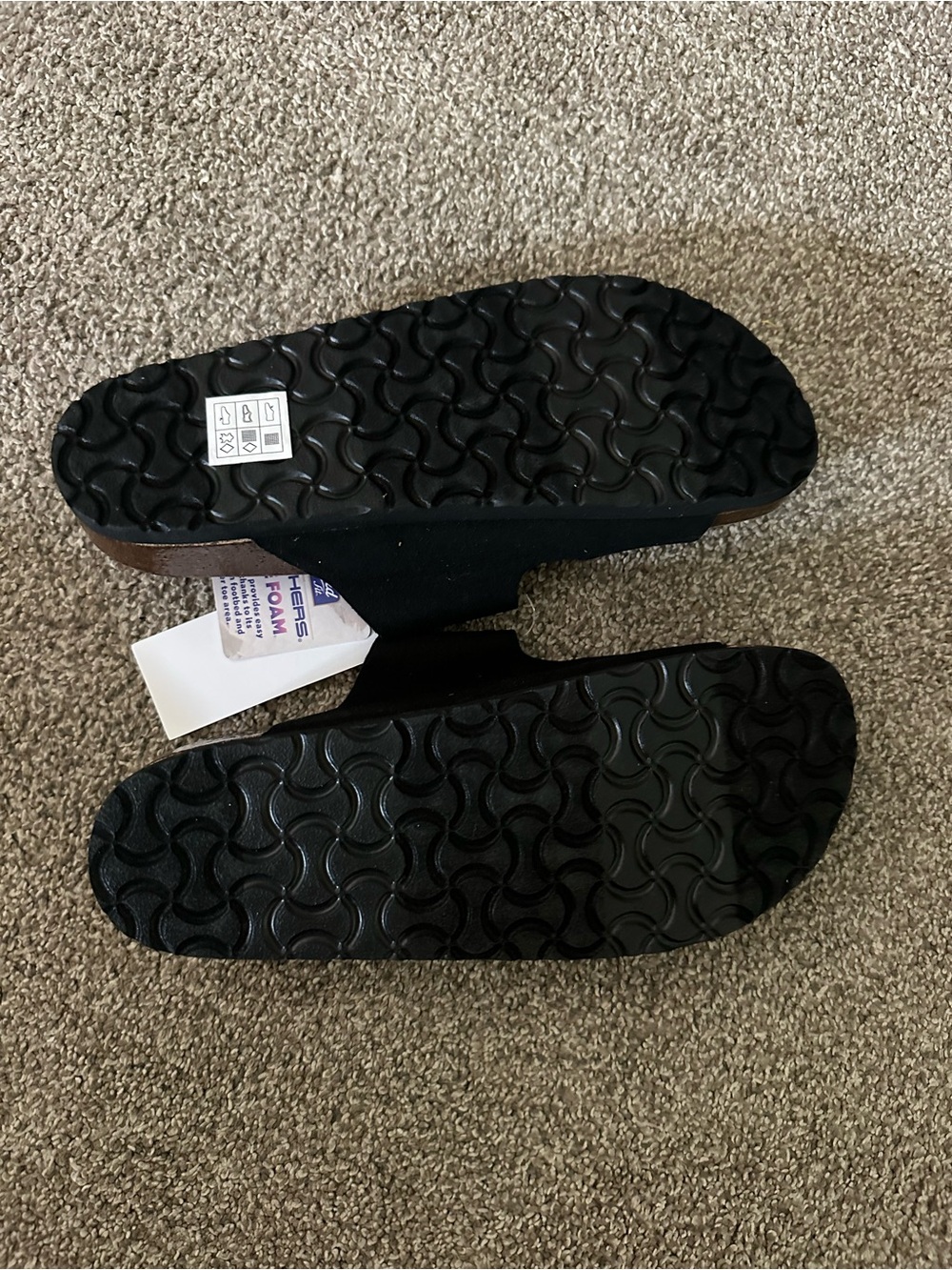 Skechers Luxe Foam Granola Strap Sandal NWT - Picture 4 of 5